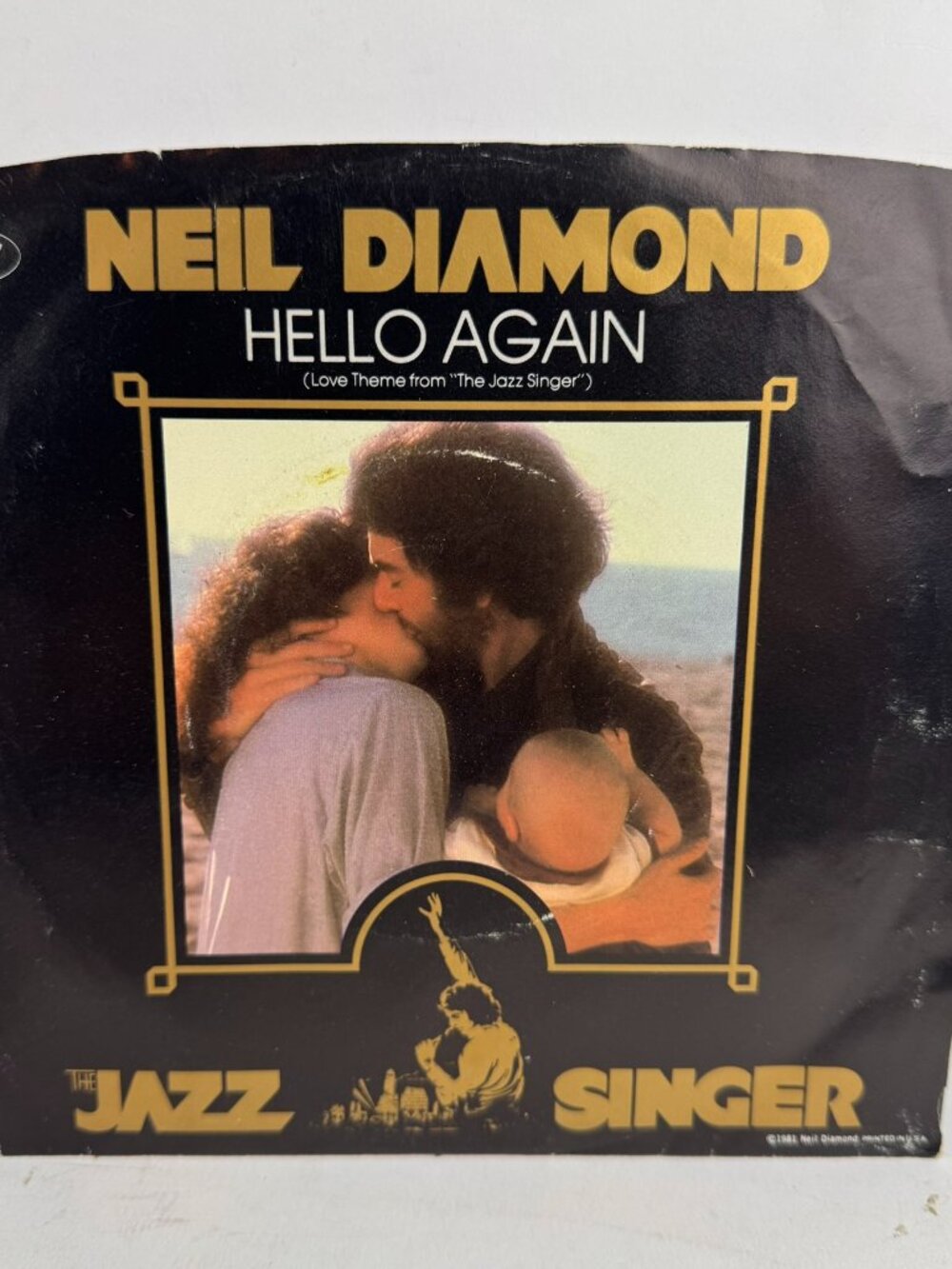 Neil Diamond Hello Again 7" Vinyl 45 The Jazz Singer Capitol Records 4960